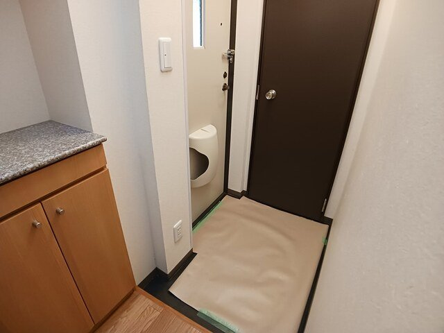 シティフォレスト８２の玄関|落ち着いた玄関です