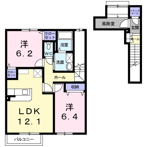 シティフォレスト８２の間取り