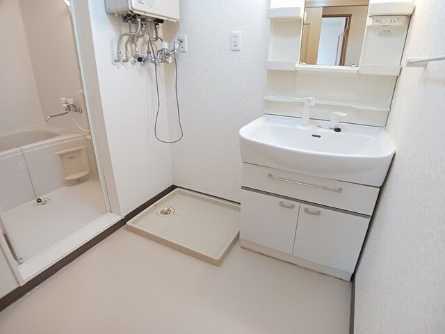 シティフォレスト８２の洗面所|コンパクトで使いやすい洗面所