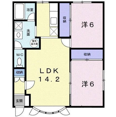 ＰＡＲＫ喜多川Ａの間取り