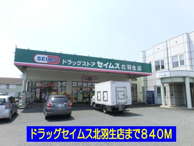 【周辺】 | フィオーレ | ドラッグセイムス北羽生店まで840m