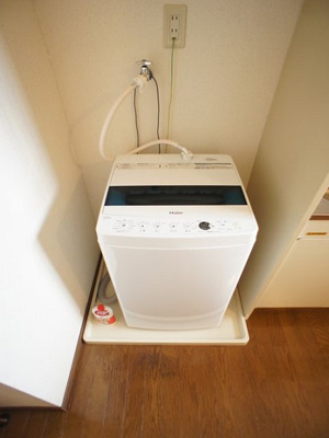 【その他】 | 桜ハイツA | 洗濯機があります。