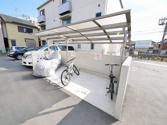 カルム・文のその他共用部分|自転車置き場です