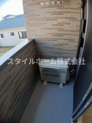 シュタットＡのバルコニー|陽当たり良好なバルコニーです