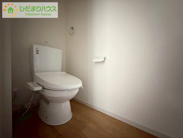 日立市東大沼町1期　新築戸建のトイレ|トイレは1F、2F共に完備！取り合いになることがありませんね(^^)/
