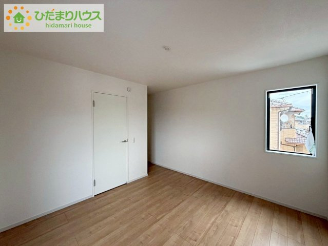 日立市東大沼町1期　新築戸建の寝室|大きなベッドを置いても余裕の広さの主寝室♪♪