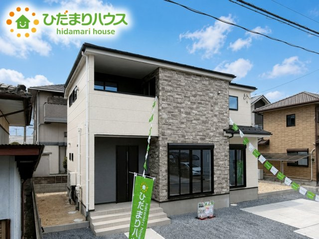 日立市東大沼町1期　新築戸建の外観|明るい印象を受ける今から見たいも大歓迎！お気軽にお問い合わせください☆彡オシャレな外観です！
