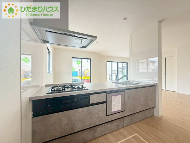 日立市東大沼町1期　新築戸建のキッチン|"いつも忙しい奥様をちょっとでもお手伝い！
食洗器標準装備です!(^^)!"