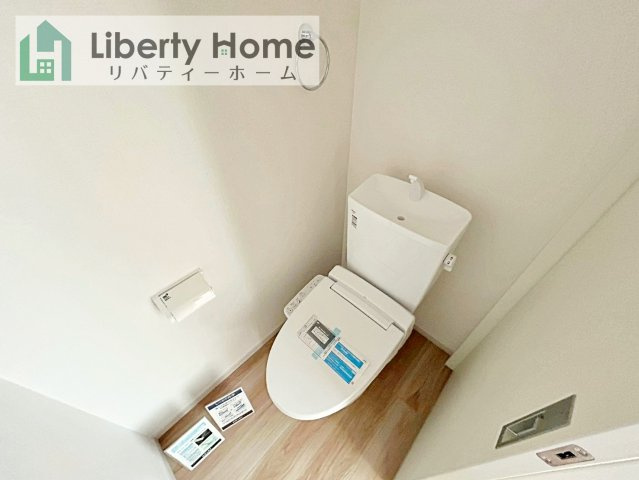 つくば市栗原1期　新築戸建のトイレ