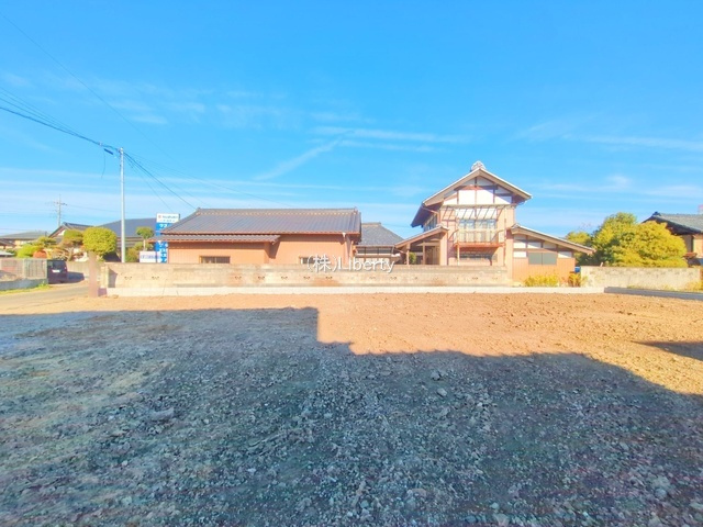 つくば市栗原1期　新築戸建の前面道路含む現地写真