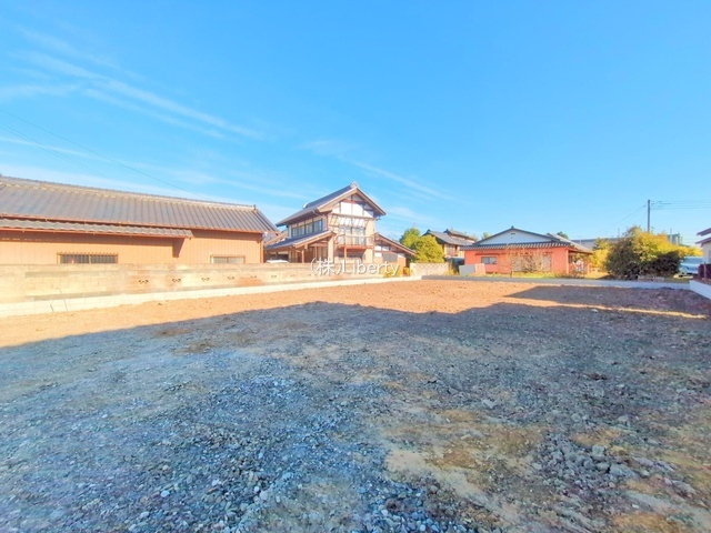 つくば市栗原1期　新築戸建の前面道路含む現地写真