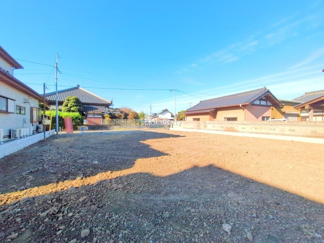 つくば市栗原1期　新築戸建の前面道路含む現地写真