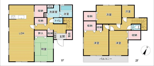 【間取り】 | 日高市原宿 | ５LDK