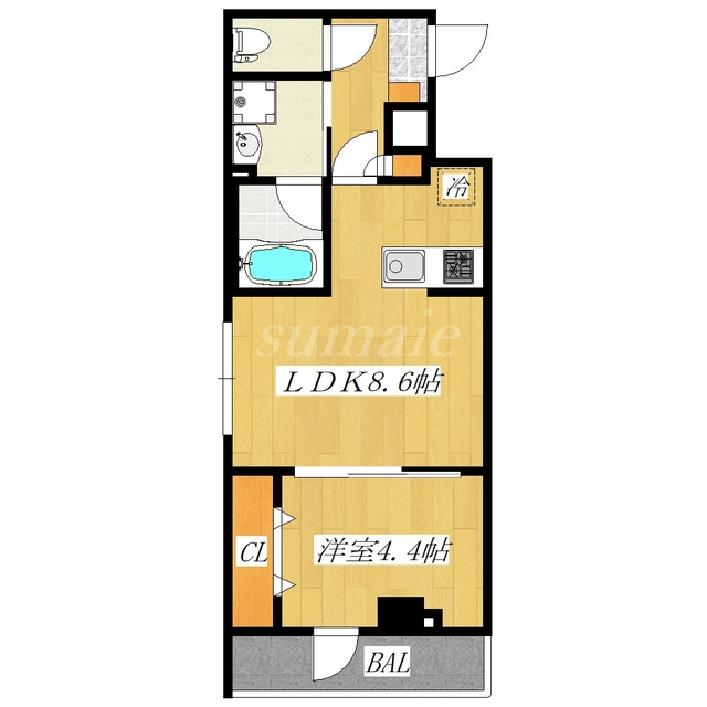 ＬＯＣ’Ｓ赤羽志茂の間取り|2面採光の角部屋☆