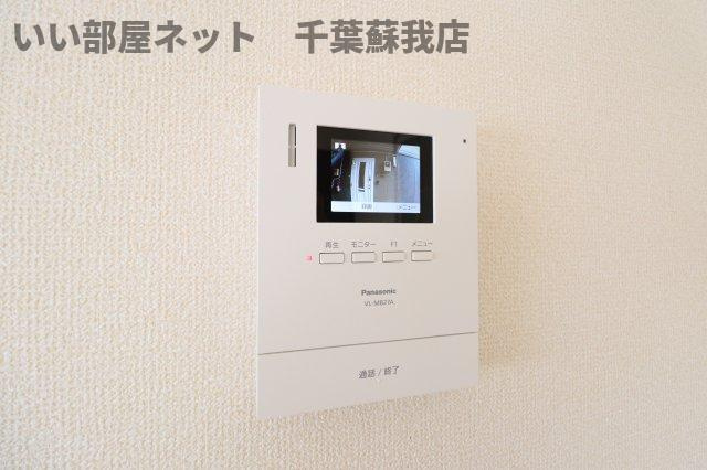 ヴェルメゾンおゆみ野　Ｃのセキュリティ|TVモニターホン付きでセキュリティ面も安心！