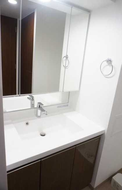 コンフォリア世田谷上馬　駅近　ペット相談　礼金０の洗面所