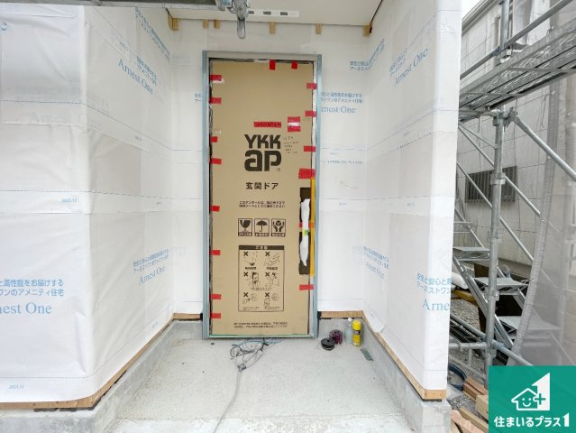 八尾市上之島町南　第2期　新築一戸建ての外観|現在建築中！落ち着いた街並みで新生活を始めることが出来そう！周辺の物件も併せてご紹介させて頂きます！