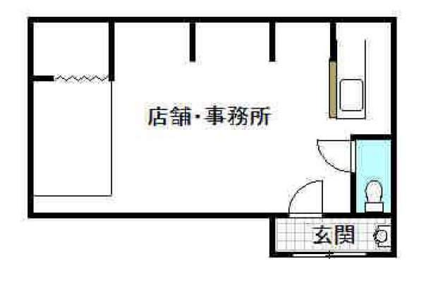 堺市中区辻之　貸店舗の間取り