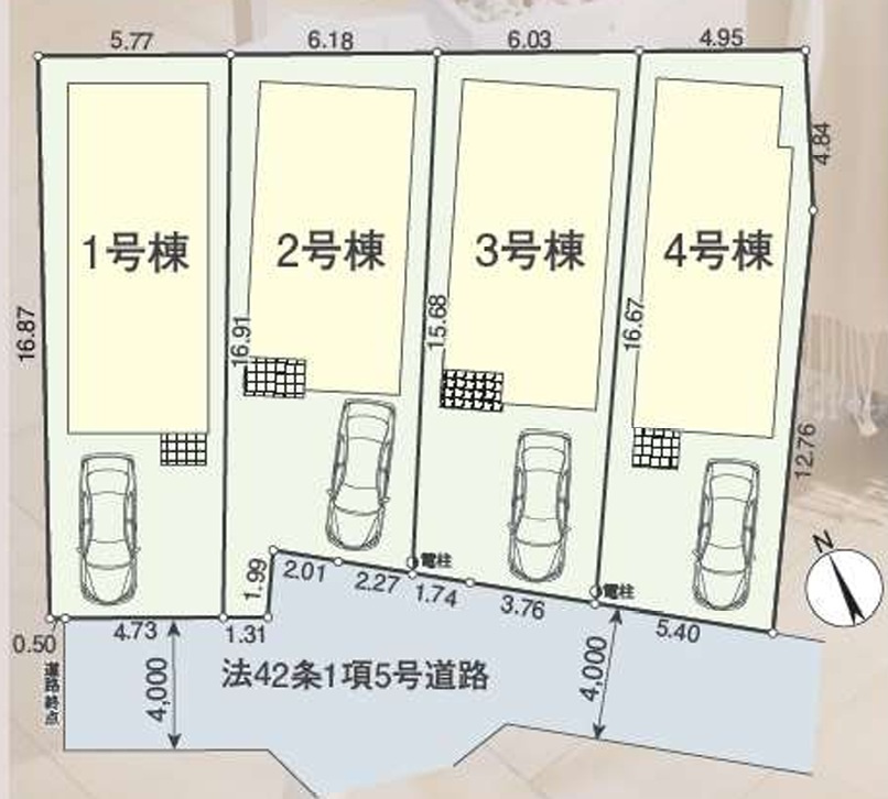仲介手数料無料　CRADLE GARDEN 東村山市久米川町第42　全4棟　のその他