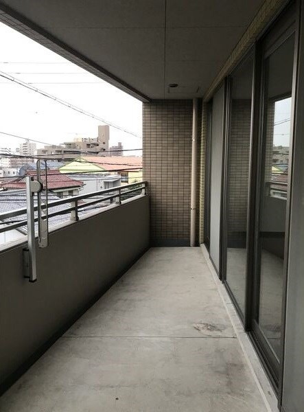 ＯＳＭ植田弐番館のバルコニー