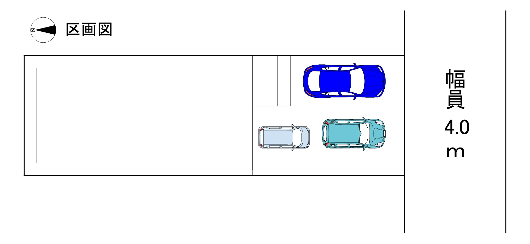 東郷町兵庫三丁目　全1棟の区画図|全体区画数｜全1棟
◆駐車3台可能！(但し、車種による)
◎まず、お気軽にお問い合わせください。現地を案内しながら周辺環境も見て頂けます。