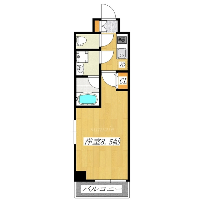 Ｌａ　Ｄｏｕｃｅｕｒ赤羽の間取り|南向きの角部屋☆