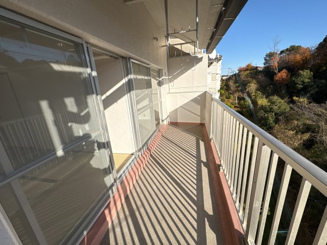 エクセルハイツ第2学園前のバルコニー