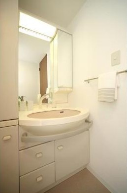 【独立洗面台】 | アミ浜田山 | 嬉しい独立洗面台付き。