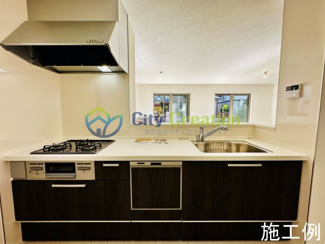 二宮町二宮新築戸建て　5号棟のキッチン