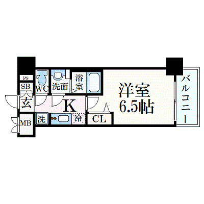 プレサンスNAGOYA本陣の間取り