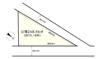 【土地図】 | 野洲市市三宅　売土地
