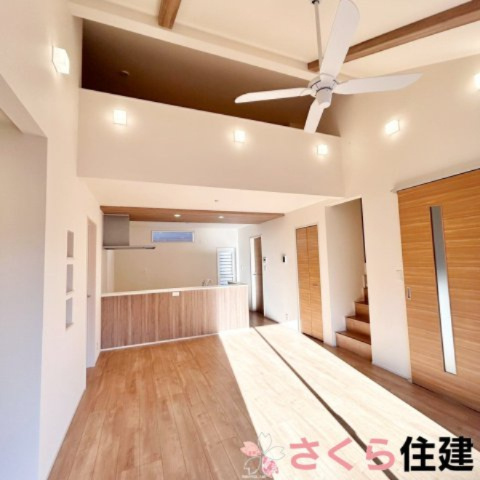 高根沢町宝積寺　4号棟の前面道路含む現地写真|前面道路は5.3ｍございます