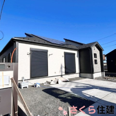 高根沢町宝積寺　4号棟の区画図|駐車3台可能です