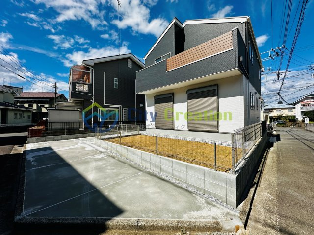 【成約御礼】秦野市鶴巻南3期　新築一戸建て　1号棟の外観