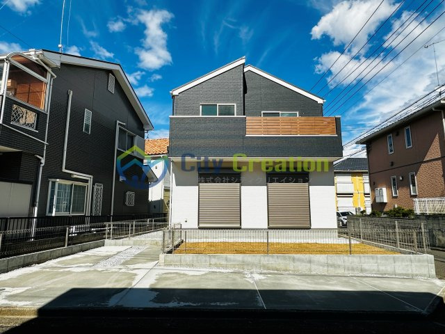 【成約御礼】秦野市鶴巻南3期　新築一戸建て　1号棟の外観