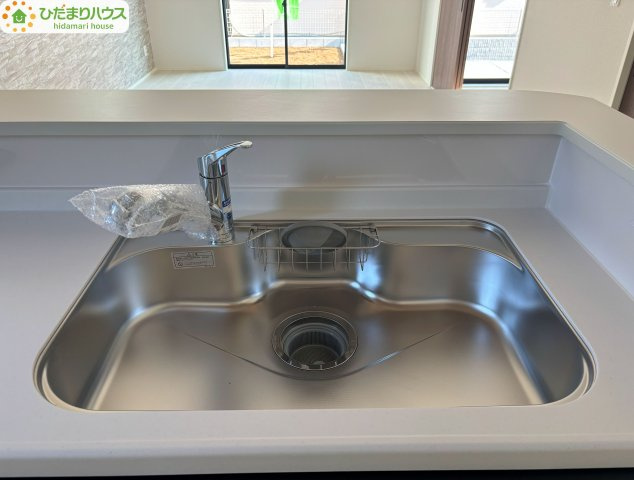 野田市野田4期　新築戸建　1号棟のキッチン|広々としたシンク！