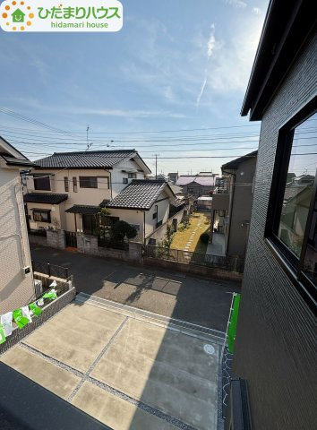 野田市野田4期　新築戸建　1号棟の展望|日当たり良好(^^)/			
