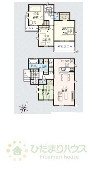 野田市野田4期　新築戸建　1号棟の間取り|1号棟4LDK+WIC＋SC＋リネン庫
