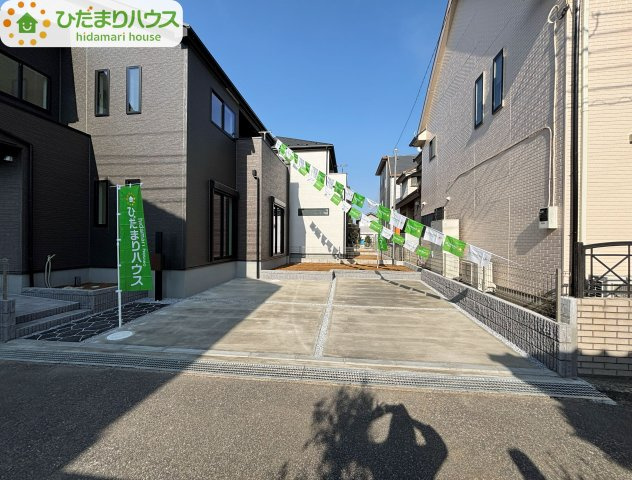 野田市野田4期　新築戸建　1号棟の駐車場|ご家族でお車に乗る方に！駐車場2台分あります！