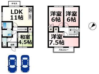 【間取り】 | 唐崎１丁目