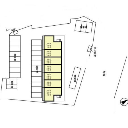 ＢＡＹ　ＨＯＵＳＥの区画図