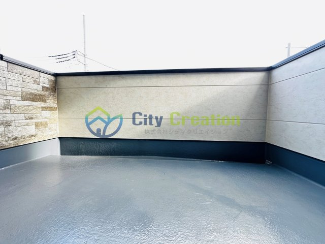 秦野市尾尻2期　新築一戸建て　1号棟のバルコニー