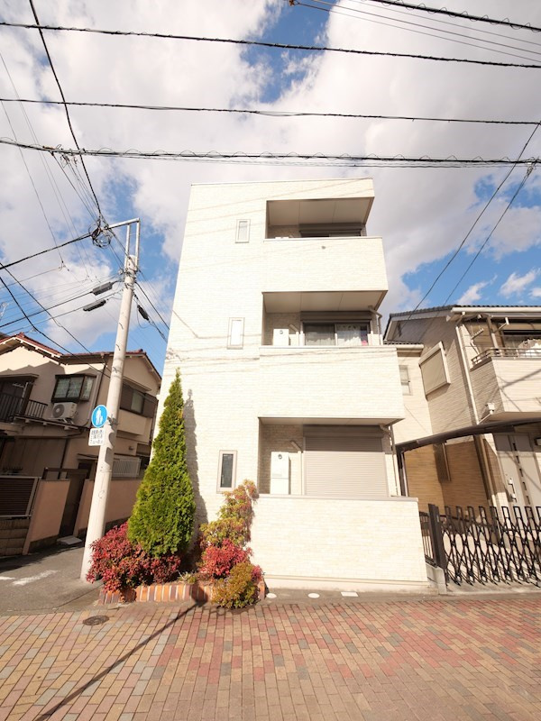 北区赤羽南２丁目のアパートの外観パース