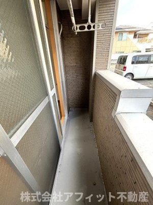 【バルコニー】 | オリーブコート古野上 | 東向き