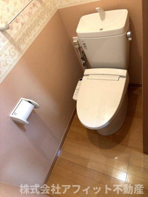 【トイレ】 | オリーブコート古野上 | 温水洗浄暖房便座