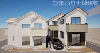 【外観】 | 厚木市温水  1号棟 6期 | イメージパース（完成時に現況と異なる場合は現況優先となります）