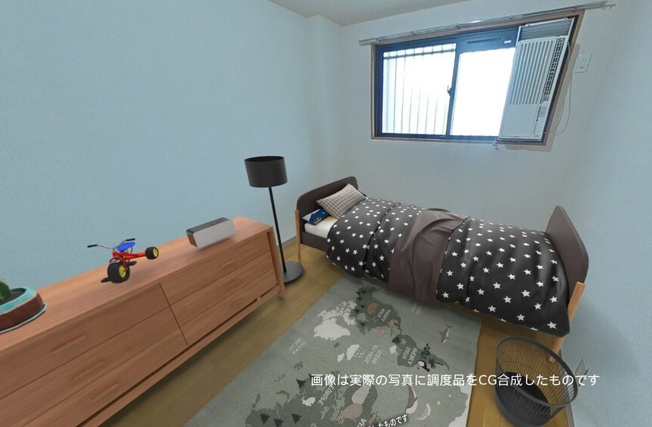 【寝室】 | ライリッヒ・ストーレ | 洋室6帖☆玄関から入って右側にあるお部屋です♪子供部屋や書斎・寝室など多用途に使えそうなお部屋です♪