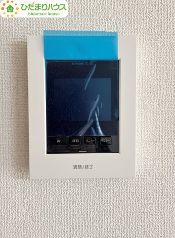 野田市野田4期　新築戸建　2号棟の防犯設備|お子様のお留守番にも安心なTVモニター付きインターホン(^^♪						
