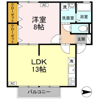 【間取り】 | セジュールＭＧ　Ⅲ