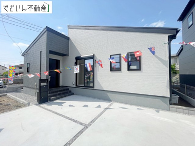 【外観】 | Livele Garden.S熊谷市末広第5　【平屋】新築住宅 | ≪1号棟≫
現地(2026年4月撮影)